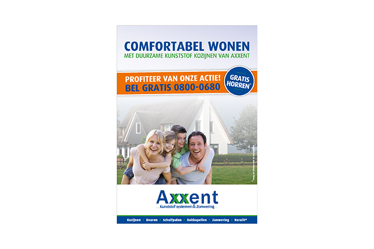 Ontwerp huis-aan-huis folder