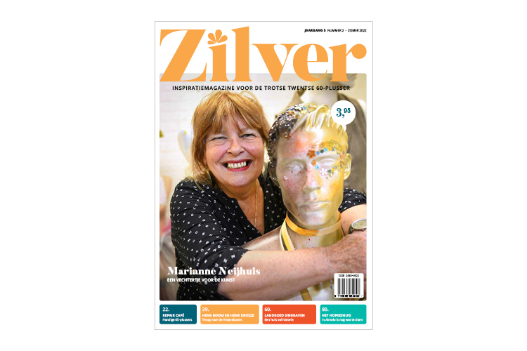 opmaak en ontwerp ZILVER magazines